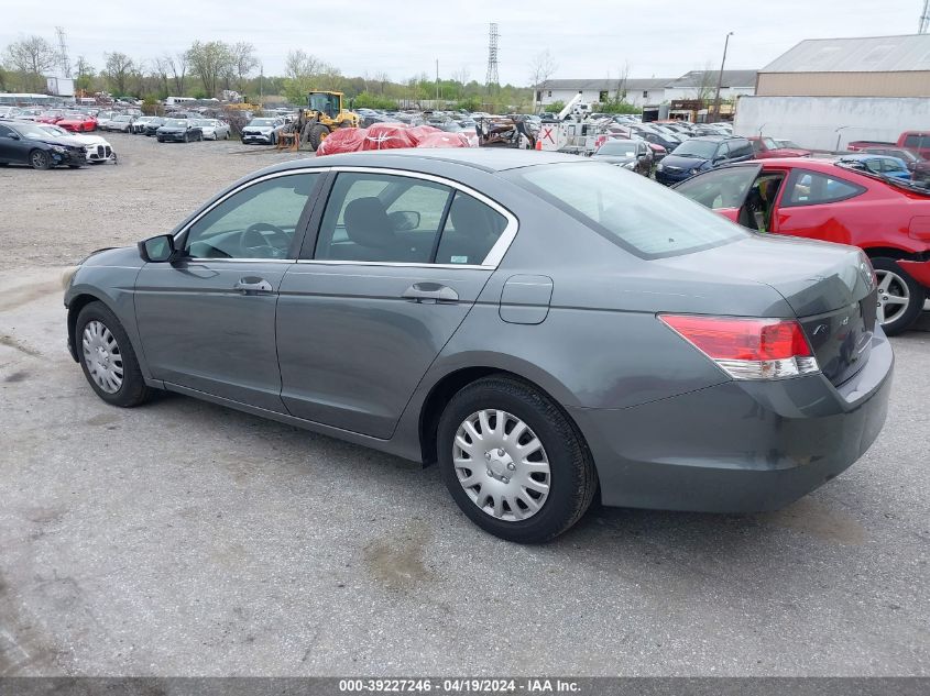 2009 Honda Accord 2.4 Lx VIN: 1HGCP26319A078382 Lot: 39227246