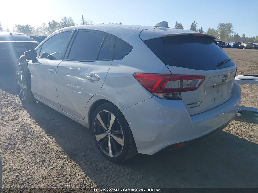 2018 Subaru Impreza 2.0I Sport VIN: 4S3GTAM66J3738542 Lot: 39227247