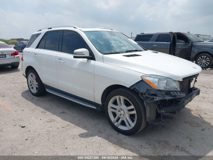 2014 Mercedes-Benz Ml 350 VIN: 4JGDA5JB2EA325161 Lot: 39227280