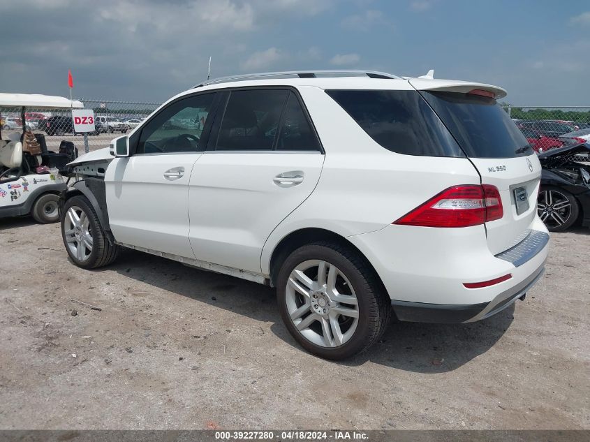 2014 Mercedes-Benz Ml 350 VIN: 4JGDA5JB2EA325161 Lot: 39227280