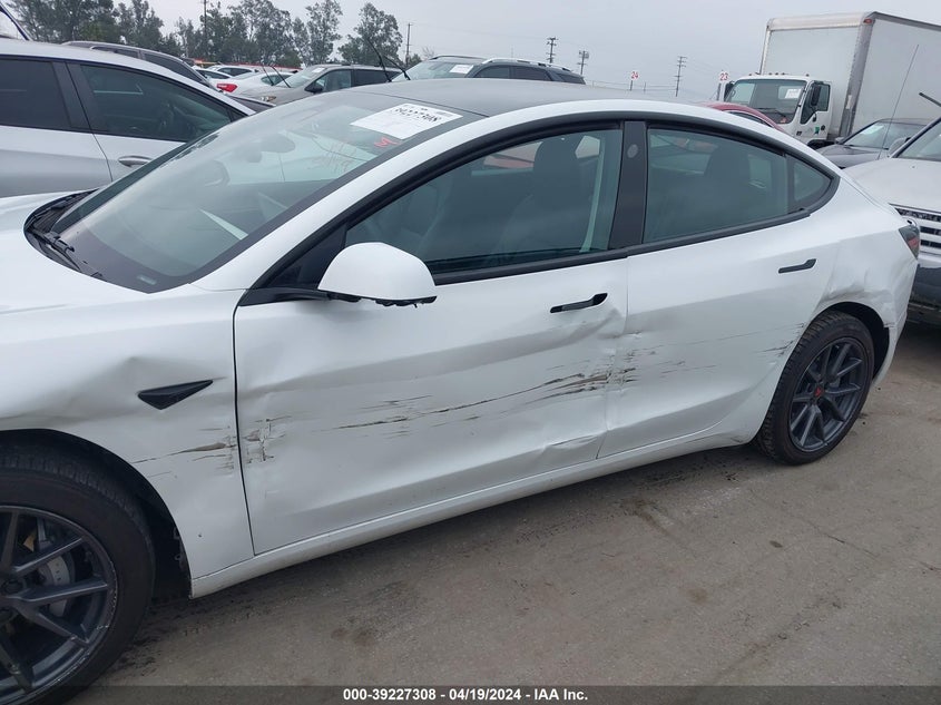 2022 TESLA MODEL 3 U   U(VIN: 5YJ3E1EB0NF131212