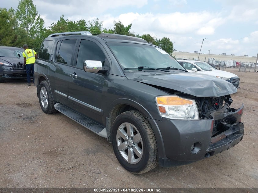 2012 Nissan Armada Platinum VIN: 5N1BA0ND7CN618386 Lot: 39227321