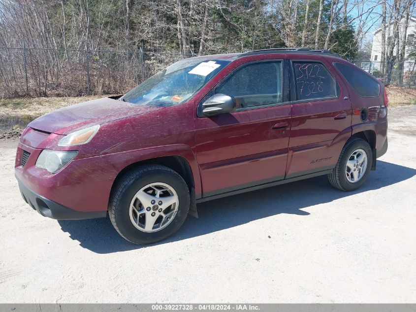 2003 Pontiac Aztek VIN: 3G7DA03E23S518242 Lot: 39227328