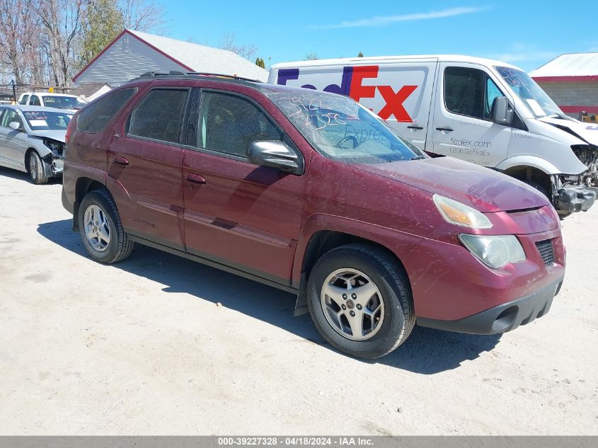 2003 Pontiac Aztek VIN: 3G7DA03E23S518242 Lot: 39227328