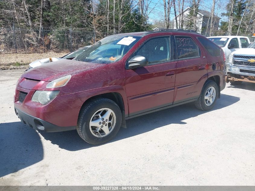 2003 Pontiac Aztek VIN: 3G7DA03E23S518242 Lot: 39227328