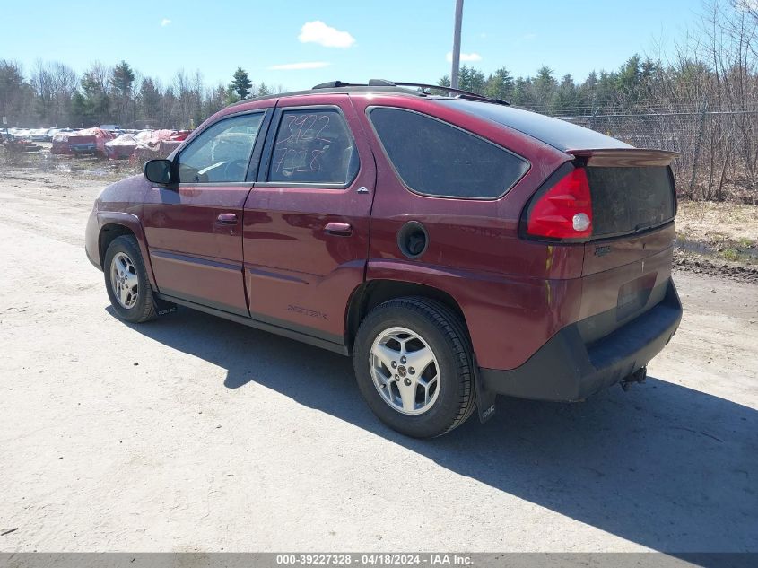 2003 Pontiac Aztek VIN: 3G7DA03E23S518242 Lot: 39227328