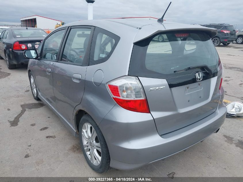 2009 Honda Fit Sport VIN: JHMGE88409S010338 Lot: 39227365