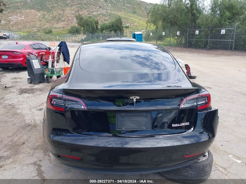 2023 Tesla Model 3 Performance Dual Motor All-Wheel Drive VIN: 5YJ3E1EC0PF595628 Lot: 39227371