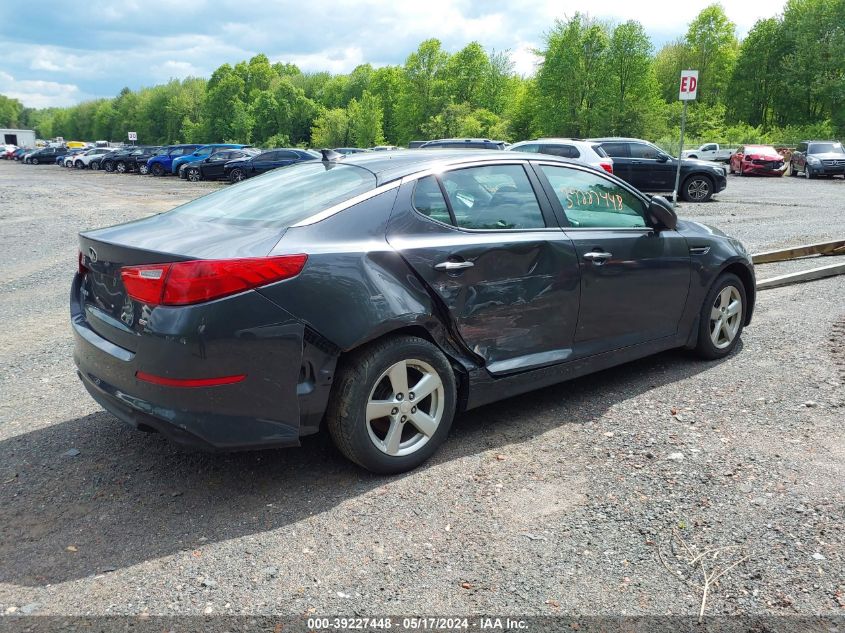 2015 Kia Optima Lx VIN: 5XXGM4A74FG451123 Lot: 39227448