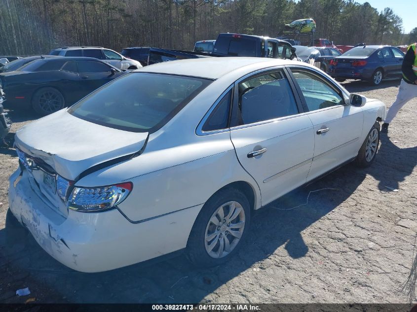 KMHFC46F96A070082 2006 Hyundai Azera Limited/Se