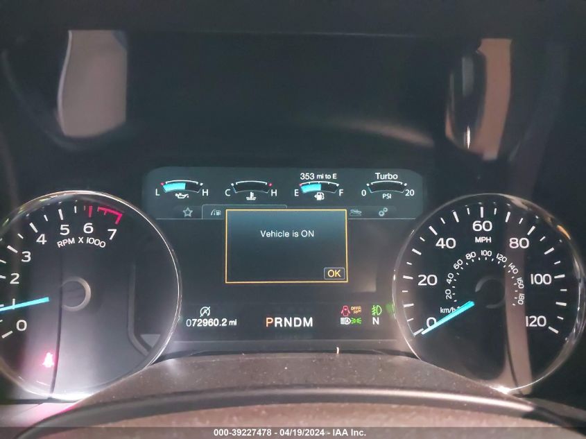 2019 Ford F-150 Lariat VIN: 1FTFW1E47KKE85044 Lot: 39227478