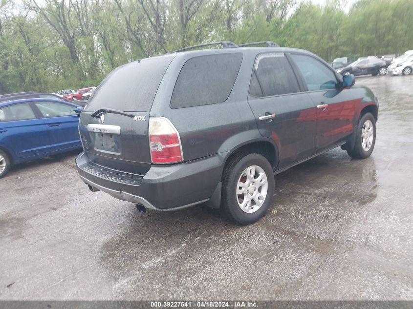 2004 Acura Mdx VIN: 2HNYD18694H525740 Lot: 39227541