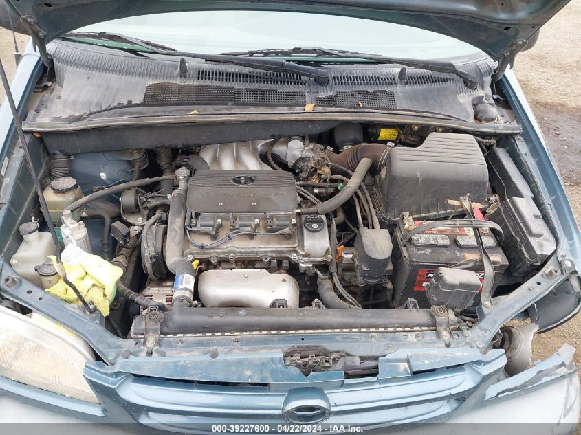 2000 Toyota Sienna Ce VIN: 4T3ZF19C2YU209403 Lot: 39227600