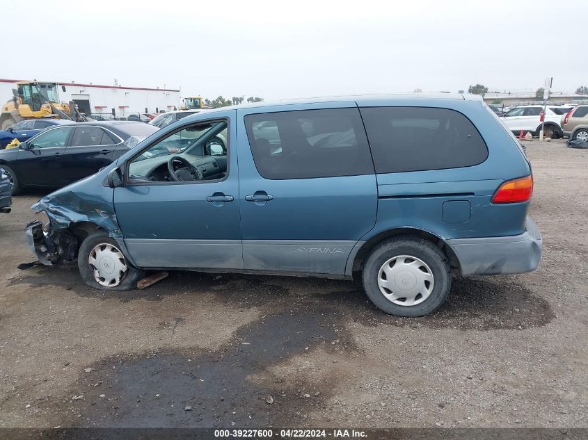 2000 Toyota Sienna Ce VIN: 4T3ZF19C2YU209403 Lot: 39227600