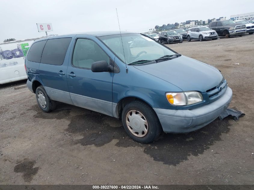 2000 Toyota Sienna Ce VIN: 4T3ZF19C2YU209403 Lot: 39227600