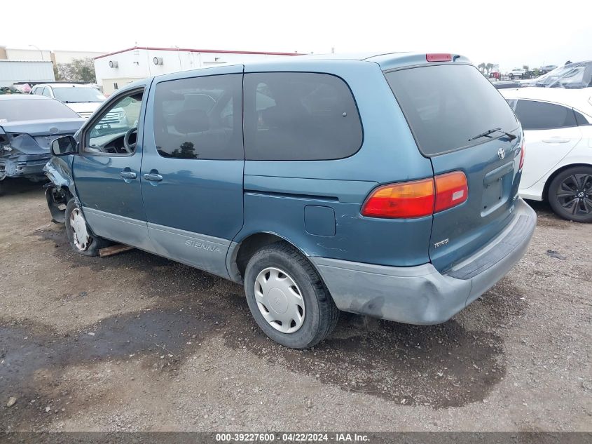 2000 Toyota Sienna Ce VIN: 4T3ZF19C2YU209403 Lot: 39227600