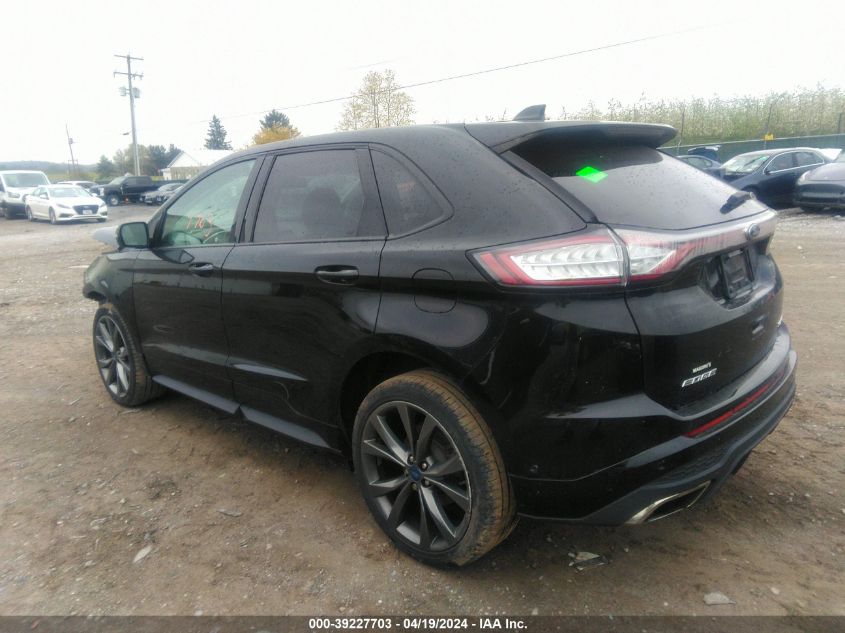 2017 Ford Edge Sport VIN: 2FMPK4AP1HBB50491 Lot: 39256244
