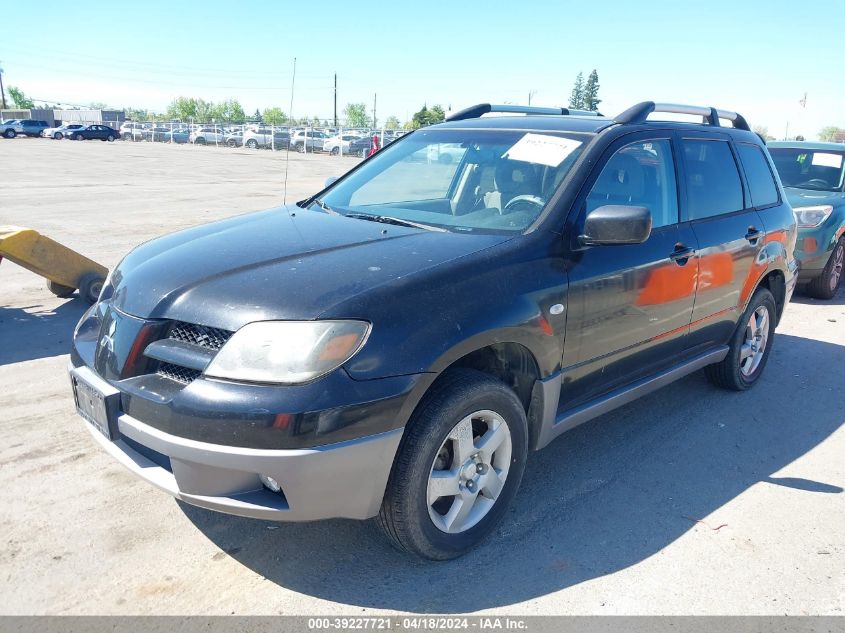 2003 Mitsubishi Outlander Xls VIN: JA4LX41GX3U024776 Lot: 39227721