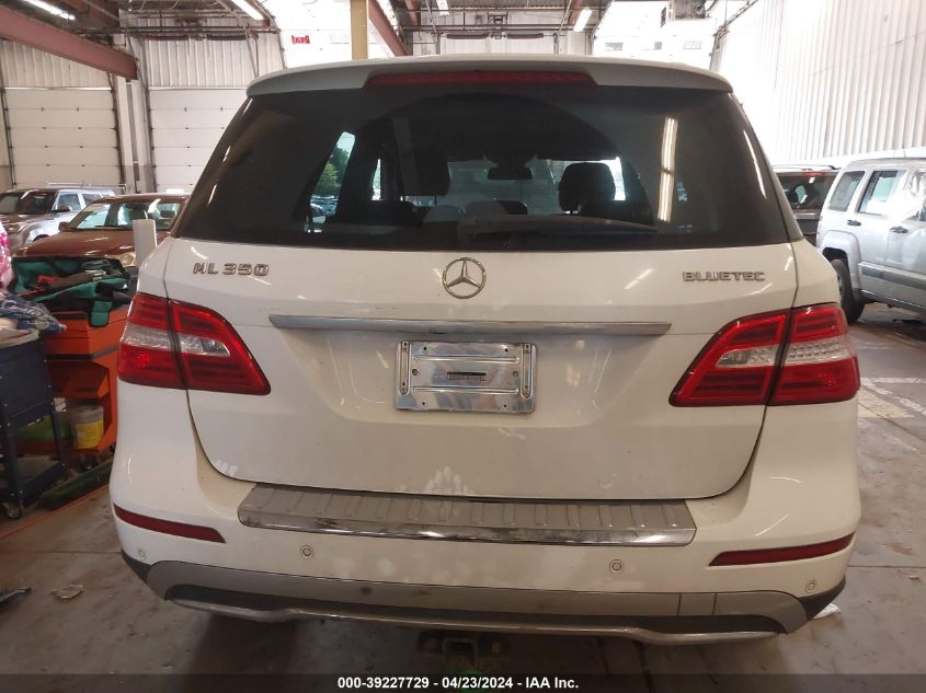 2014 Mercedes-Benz Ml 350 Bluetec 4Matic VIN: 4JGDA2EB4EA286078 Lot: 39227729