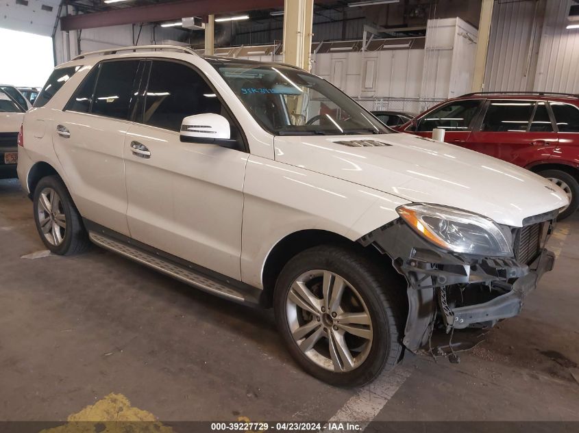 2014 Mercedes-Benz Ml 350 Bluetec 4Matic VIN: 4JGDA2EB4EA286078 Lot: 39227729