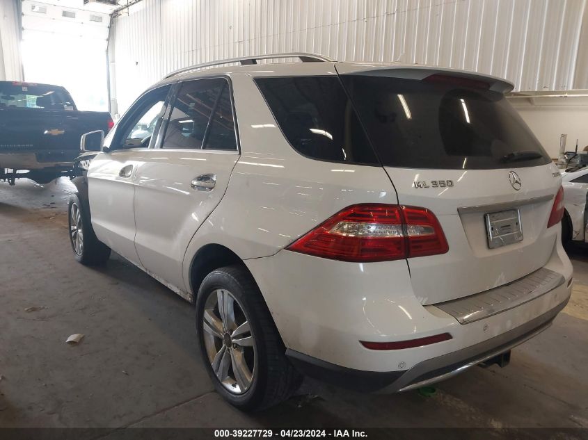 2014 Mercedes-Benz Ml 350 Bluetec 4Matic VIN: 4JGDA2EB4EA286078 Lot: 39227729