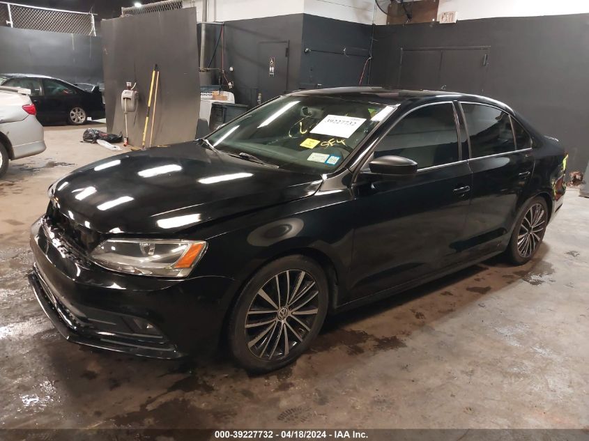 2016 Volkswagen Jetta 1.8T Sport VIN: 3VWD17AJ6GM253567 Lot: 39227732