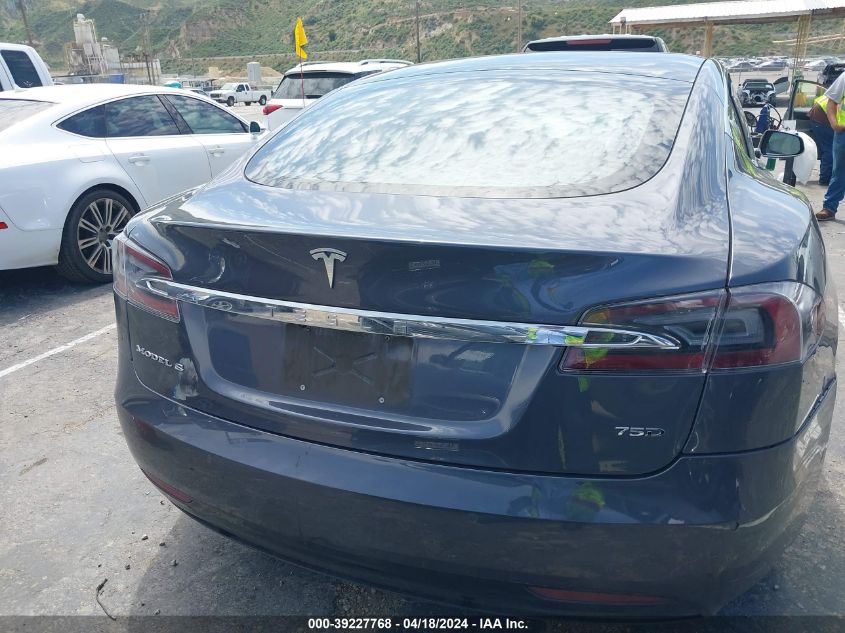 2018 Tesla Model S 100D/75D/P100D VIN: 5YJSA1E20JF297702 Lot: 39227768