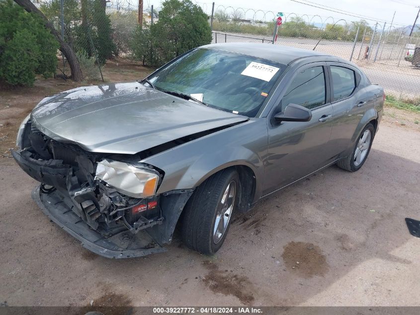 2013 Dodge Avenger Se VIN: 1C3CDZAB4DN687907 Lot: 39227772