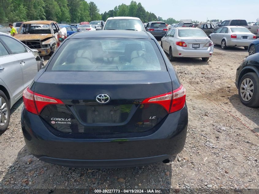 2017 Toyota Corolla Le VIN: 2T1BURHE0HC787289 Lot: 39227773