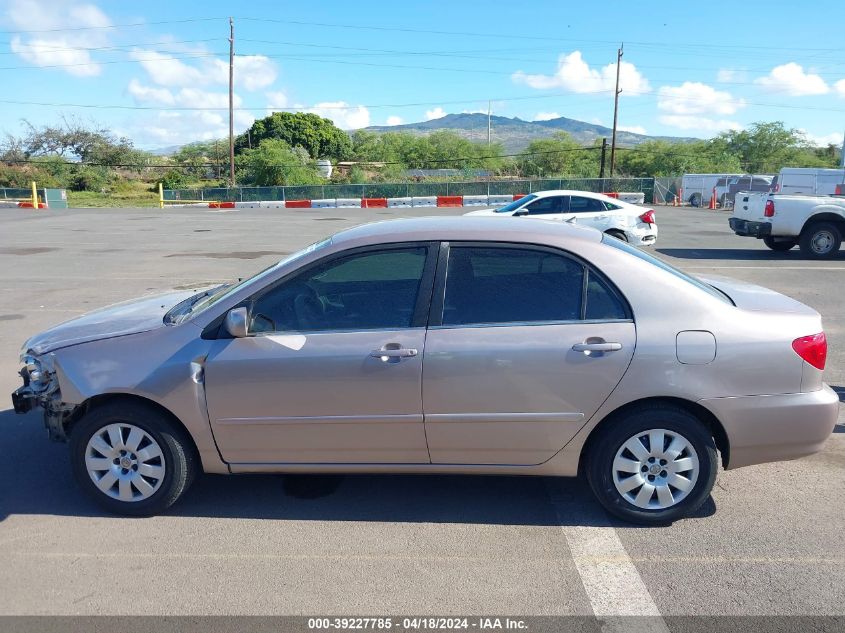2003 Toyota Corolla Ce/Le/S VIN: 1NXBR32E03Z001456 Lot: 39227785