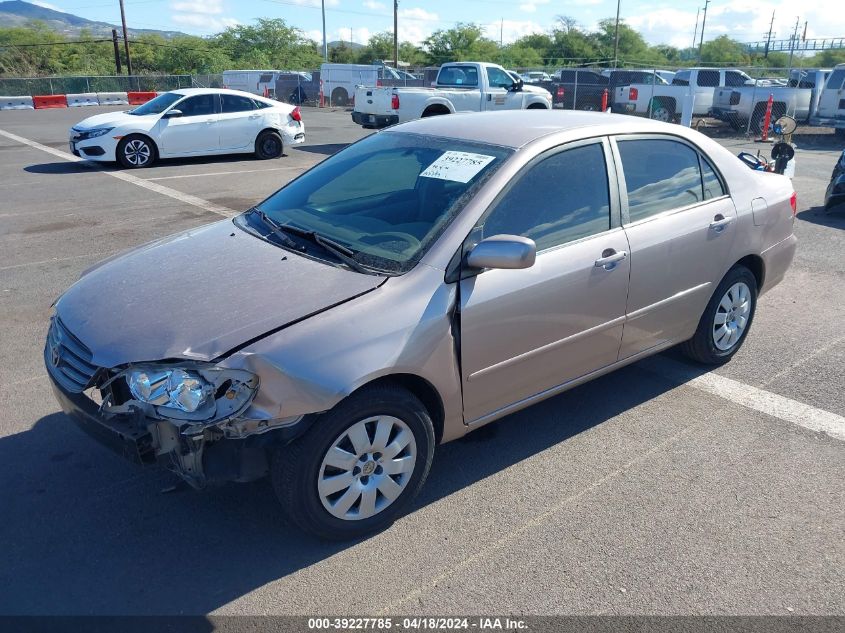 2003 Toyota Corolla Ce/Le/S VIN: 1NXBR32E03Z001456 Lot: 39227785