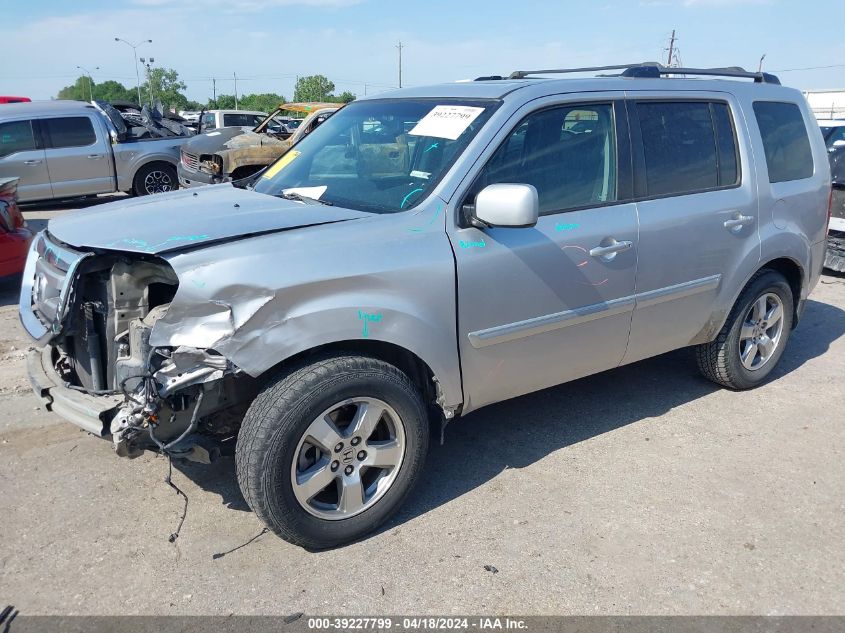 2010 Honda Pilot Ex-L VIN: 5FNYF4H56AB013251 Lot: 39227799