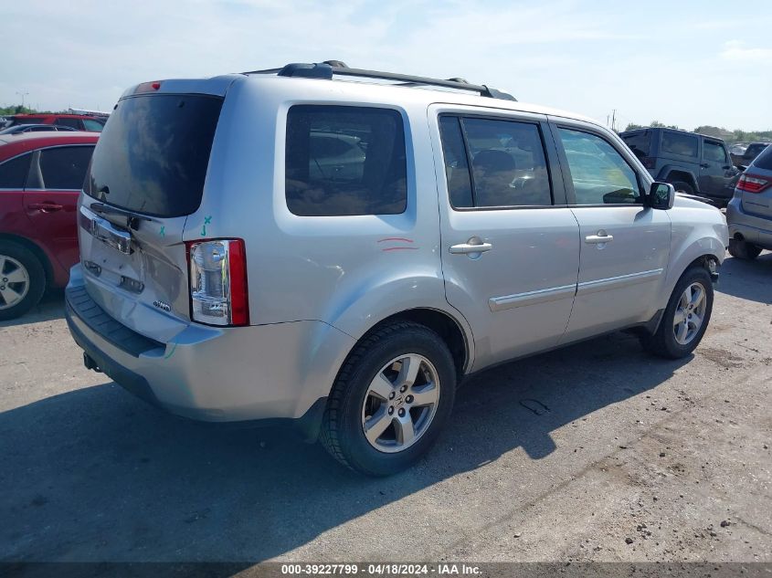 2010 Honda Pilot Ex-L VIN: 5FNYF4H56AB013251 Lot: 39227799