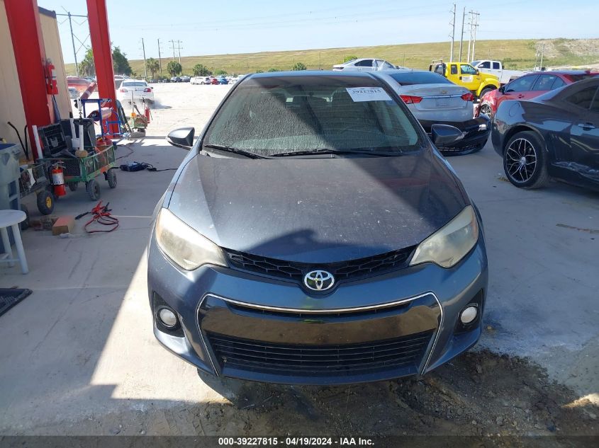 2015 Toyota Corolla S Plus VIN: 2T1BURHE1FC465094 Lot: 39227815