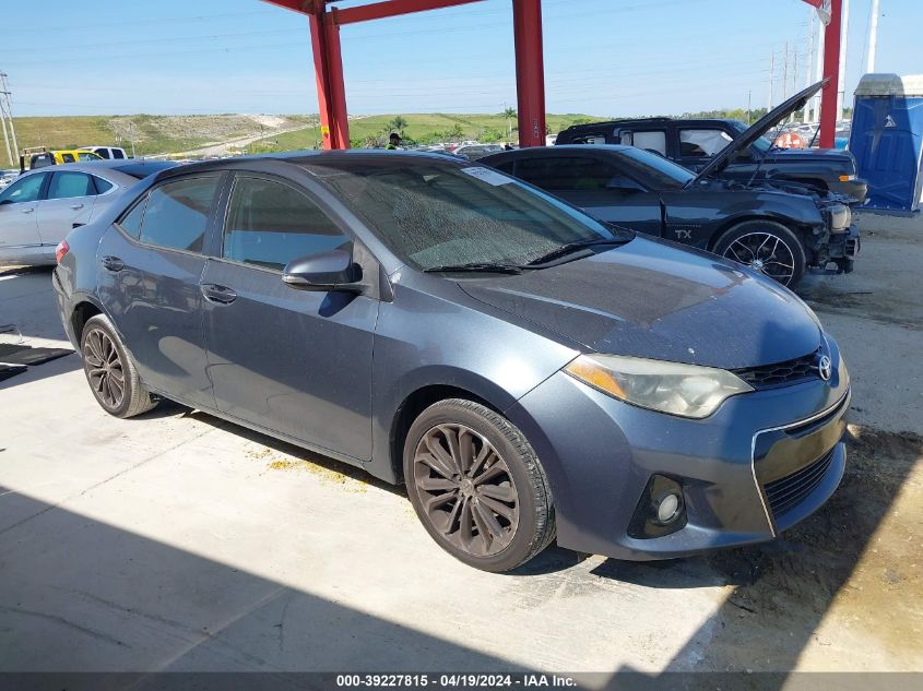 2015 Toyota Corolla S Plus VIN: 2T1BURHE1FC465094 Lot: 39227815