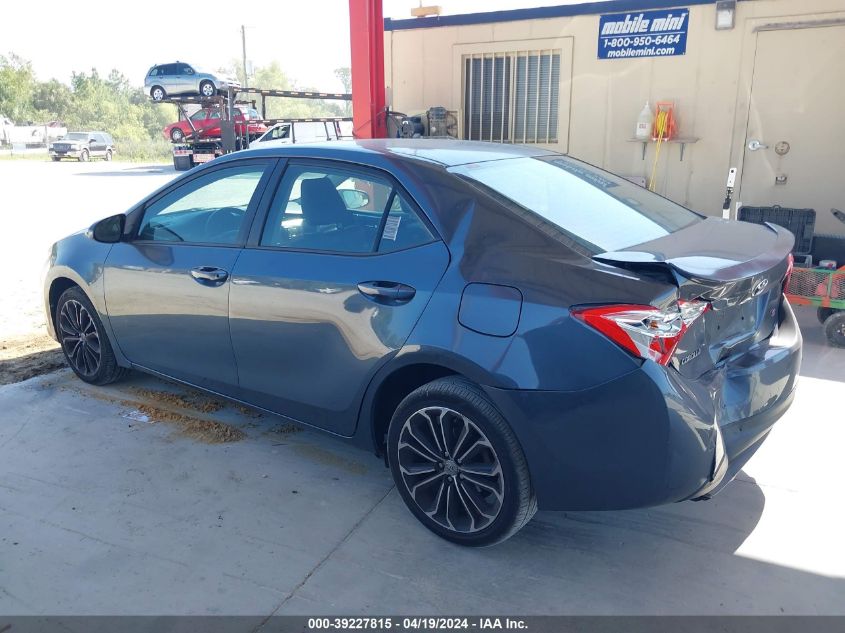 2015 Toyota Corolla S Plus VIN: 2T1BURHE1FC465094 Lot: 39227815