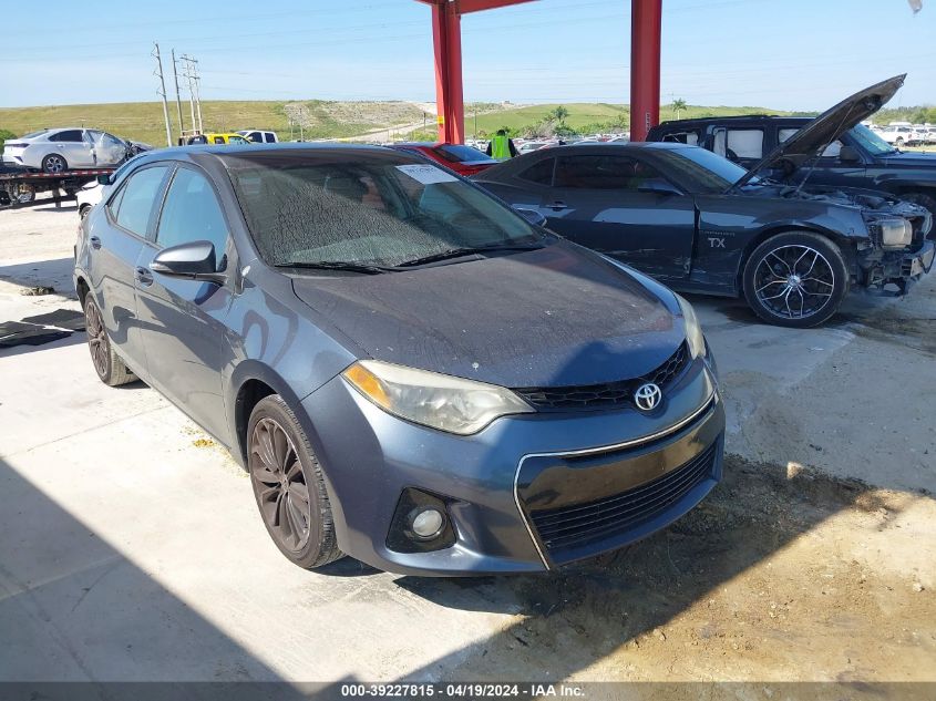 2015 Toyota Corolla S Plus VIN: 2T1BURHE1FC465094 Lot: 39227815