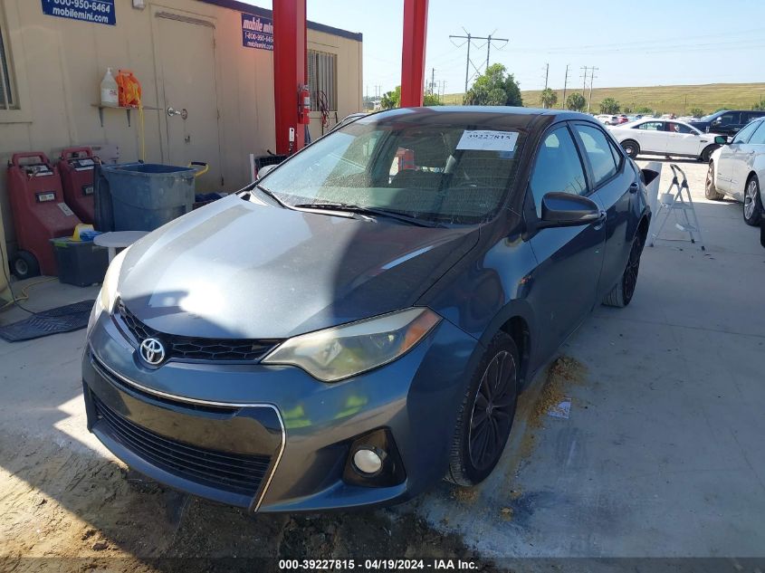 2015 Toyota Corolla S Plus VIN: 2T1BURHE1FC465094 Lot: 39227815
