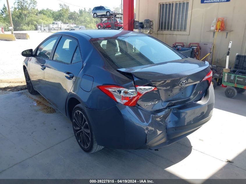 2015 Toyota Corolla S Plus VIN: 2T1BURHE1FC465094 Lot: 39227815