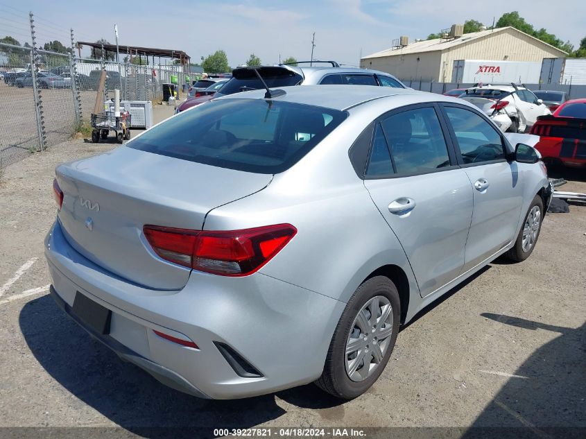 2023 Kia Rio Lx VIN: 3KPA24ADXPE612554 Lot: 39227821