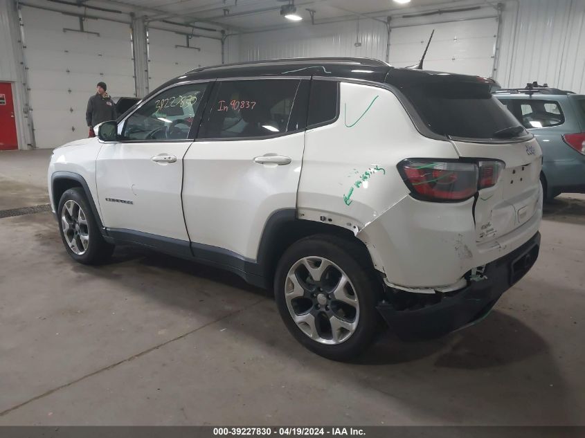 2017 Jeep New Compass Limited 4X4 VIN: 3C4NJDCBXHT688305 Lot: 39227830