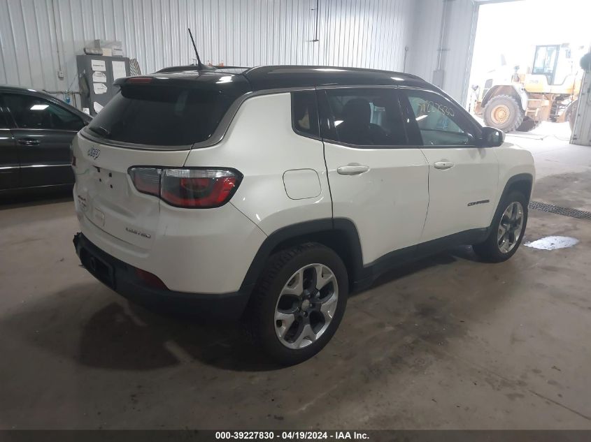 2017 Jeep New Compass Limited 4X4 VIN: 3C4NJDCBXHT688305 Lot: 39227830