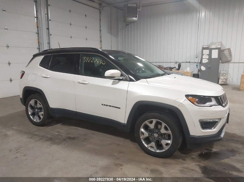 2017 Jeep New Compass Limited 4X4 VIN: 3C4NJDCBXHT688305 Lot: 39227830