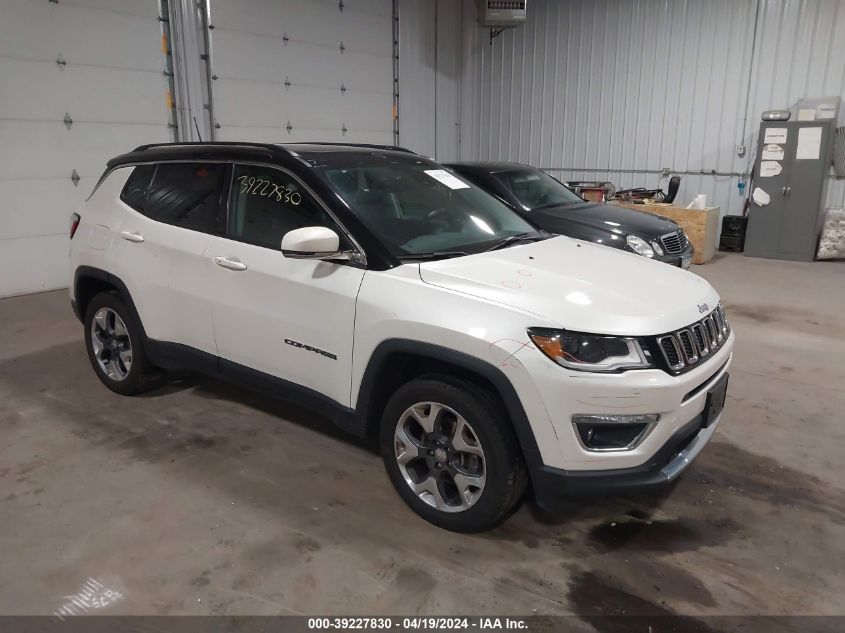 2017 Jeep New Compass Limited 4X4 VIN: 3C4NJDCBXHT688305 Lot: 39227830