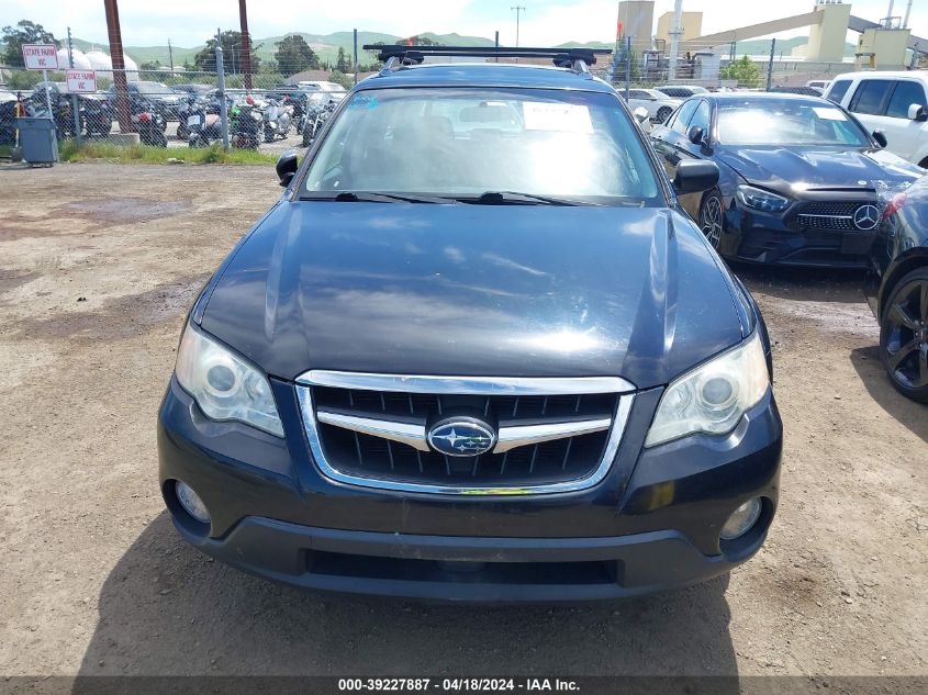 2008 Subaru Outback 2.5I/2.5I L.l. Bean Edition VIN: 4S4BP61C087349237 Lot: 39256976