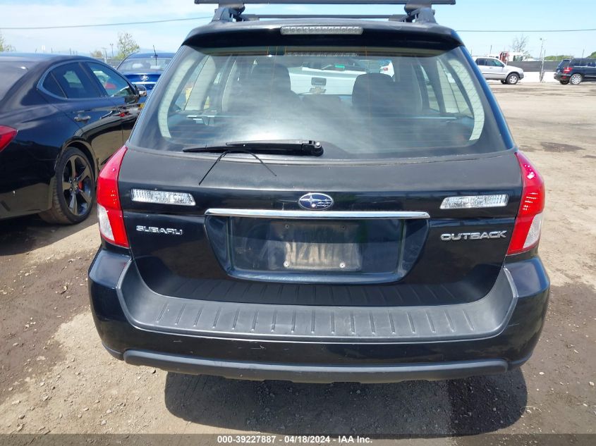 2008 Subaru Outback 2.5I/2.5I L.l. Bean Edition VIN: 4S4BP61C087349237 Lot: 39256976