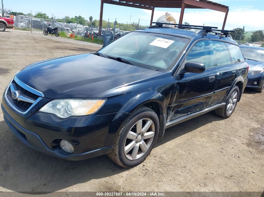 2008 Subaru Outback 2.5I/2.5I L.l. Bean Edition VIN: 4S4BP61C087349237 Lot: 39256976