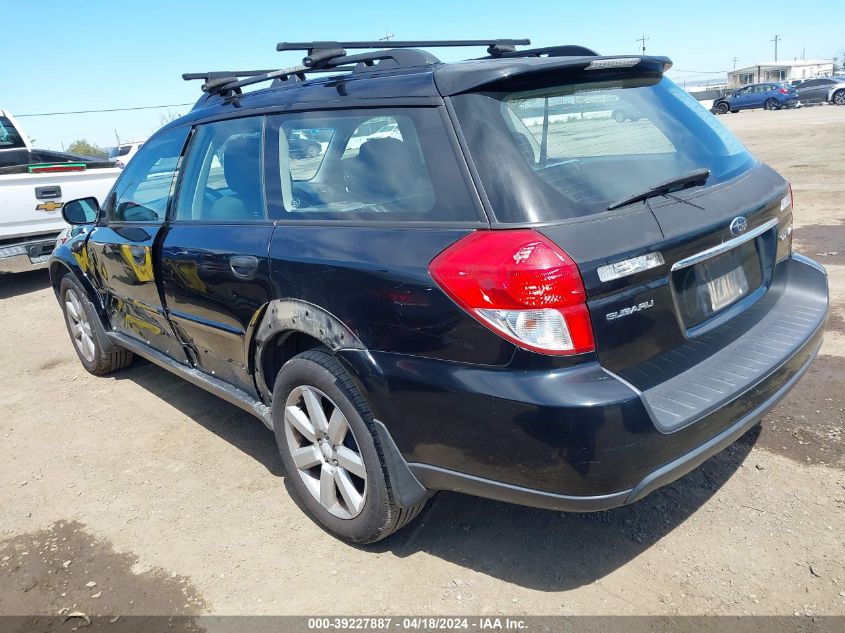 2008 Subaru Outback 2.5I/2.5I L.l. Bean Edition VIN: 4S4BP61C087349237 Lot: 39256976