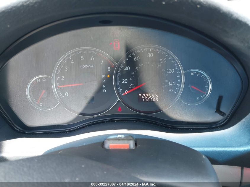 2008 Subaru Outback 2.5I/2.5I L.l. Bean Edition VIN: 4S4BP61C087349237 Lot: 39256976