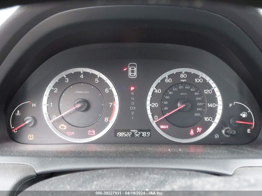 2009 Honda Accord 2.4 Lx VIN: 1HGCP26359A128524 Lot: 39227931